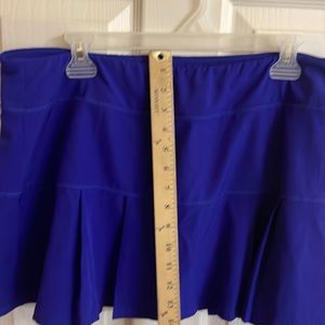 Tennis skirt with built in shorts Blue